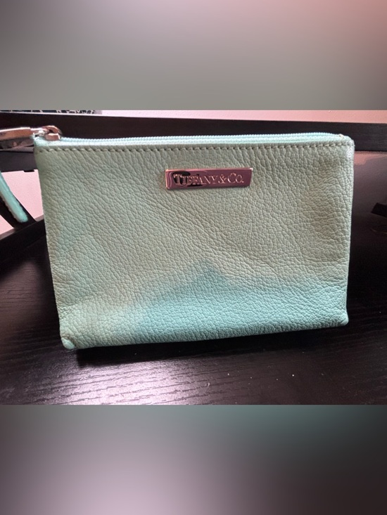 Tiffany & Co. Handbags - Authentic Tiffany & Co. Leather Cosmetic Pouch – Iconic Tiffany Blue